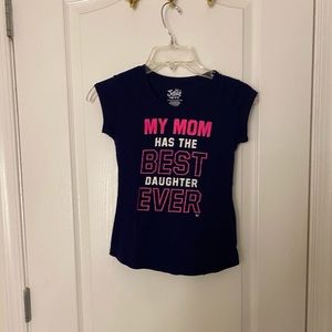 Justice “My Mom Has The Best Daughter Ever” Tee